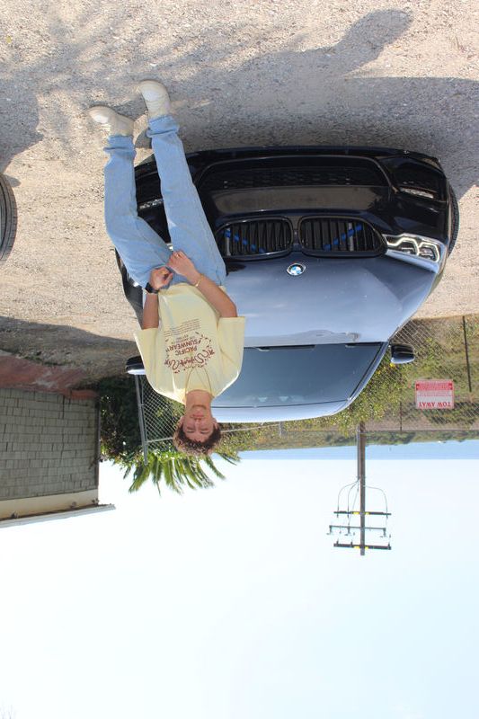 Estivan with his BMW 540i - the daily driver