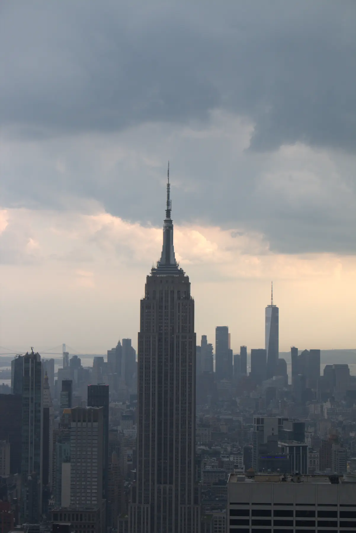 Crisp composition capturing repeated verticals and tonal separation