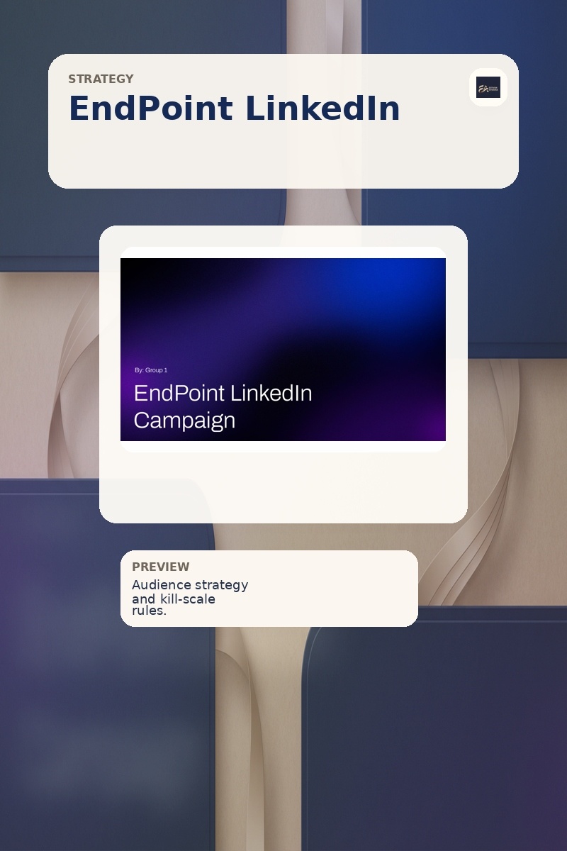 EndPoint LinkedIn Campaign preview