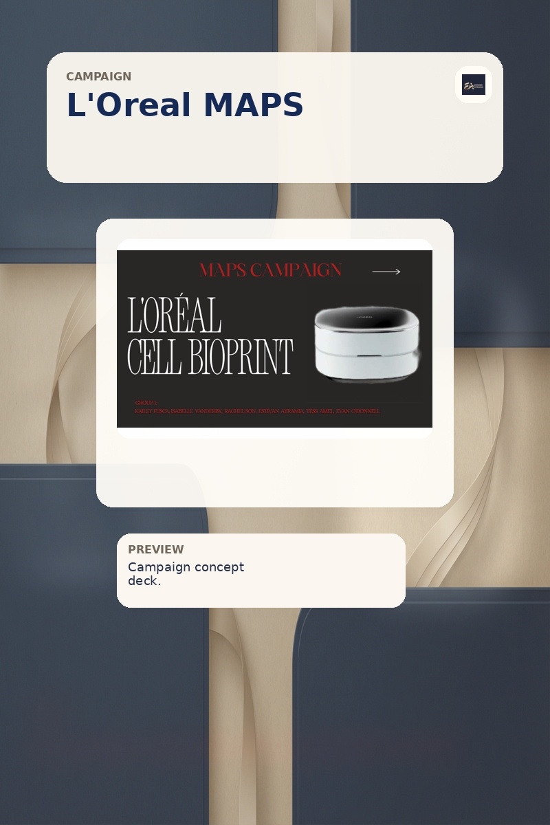 L'Oréal Cell BioPrint preview