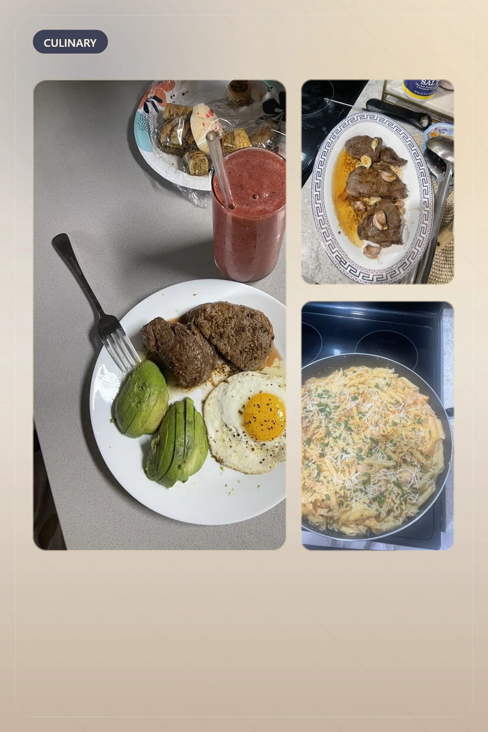 Cooking preview
